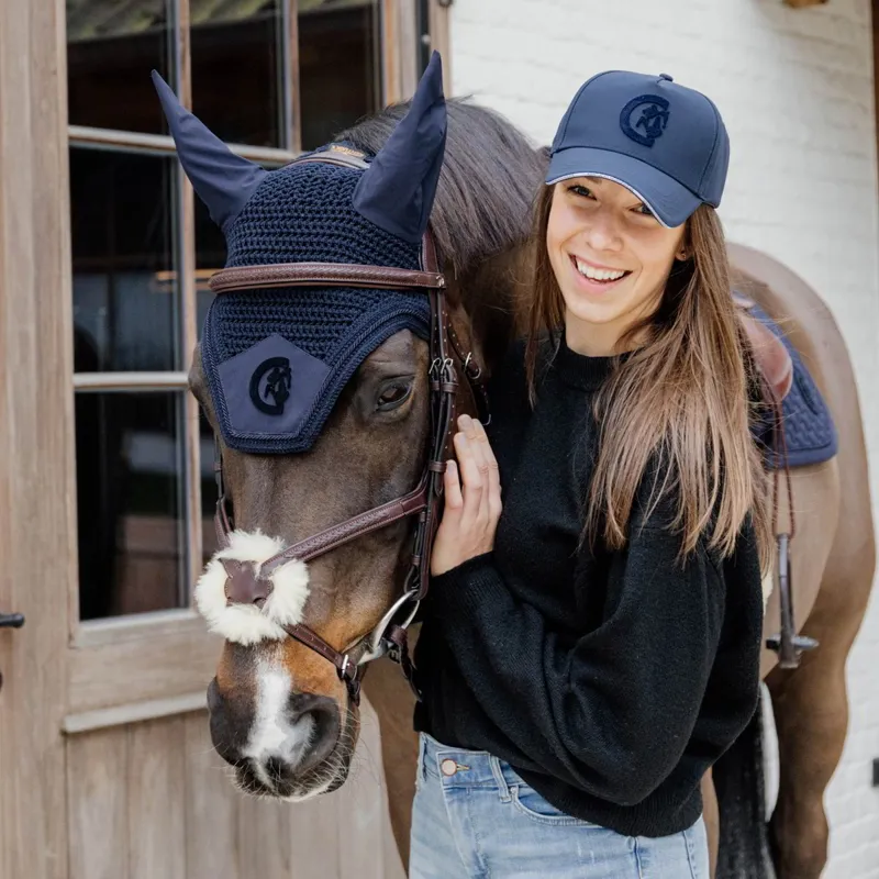 Kentucky Wellington 3D Logo Fly Bonnet - Navy-4