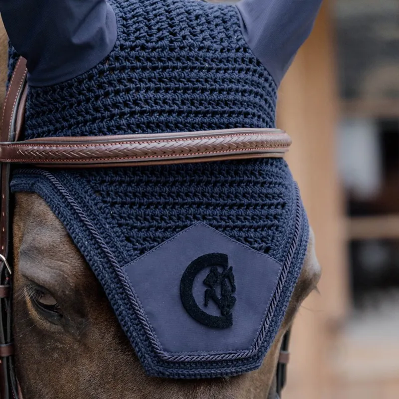 Kentucky Wellington 3D Logo Fly Bonnet - Navy-3