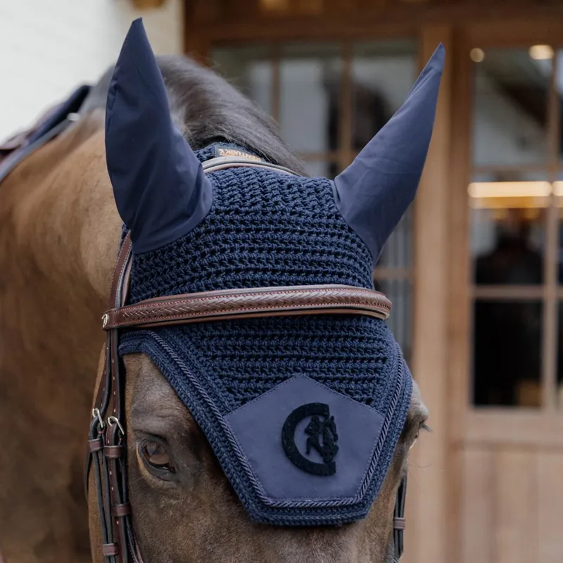 Kentucky Wellington 3D Logo Fly Bonnet - Navy-1