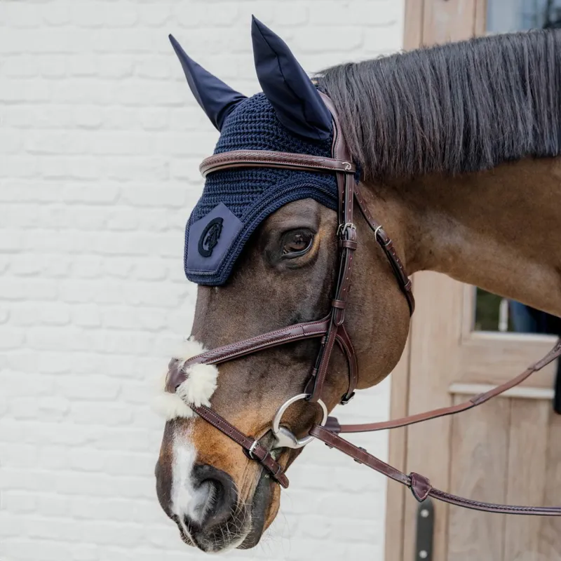 Kentucky Wellington 3D Logo Fly Bonnet - Navy-2