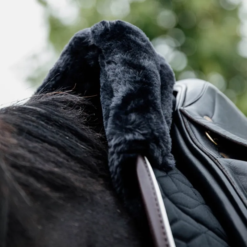 Kentucky Skin Friendly Star Quilting Dressage Saddle Pad - Black-4