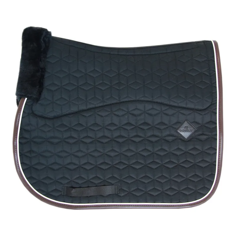 Kentucky Skin Friendly Star Quilting Saddle Pad - Black