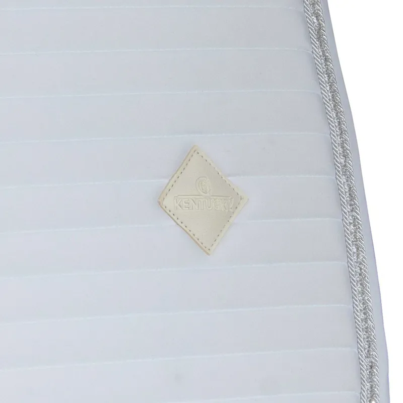 Kentucky Pearls Dressage Saddle Pad - White-4