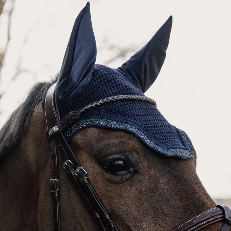 Kentucky Wellington Glitter Stone Soundless Ear Bonnet - Dark Navy-2