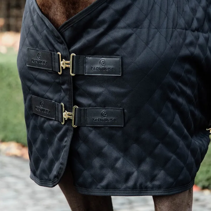 Kentucky 0g Standard Neck Stable Blanket - Black-1