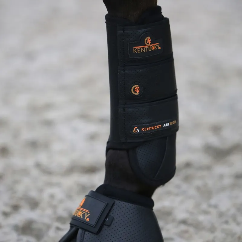 Kentucky Air Tech Eventing Front Boots - Black-2
