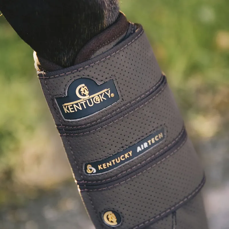 Kentucky Air Tech Eventing Front Boots - Brown-1