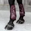 Kentucky Bamboo Shield Tendon Boots with Elastic Straps - Bordeaux