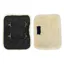 Kentucky Double Buckle Quilted Faux Fur Chest Expander - Black