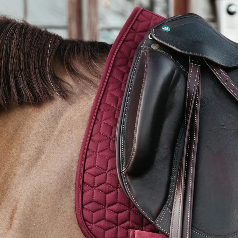 Kentucky Classic Dressage Saddle Pad - Bordeaux-2