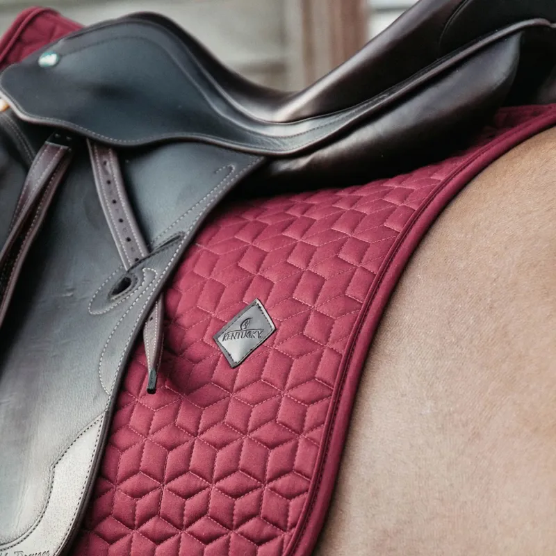 Kentucky Classic Dressage Saddle Pad - Bordeaux-3