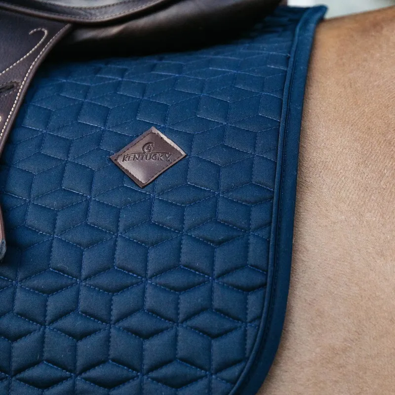 Kentucky Classic Dressage Saddle Pad - Navy-4