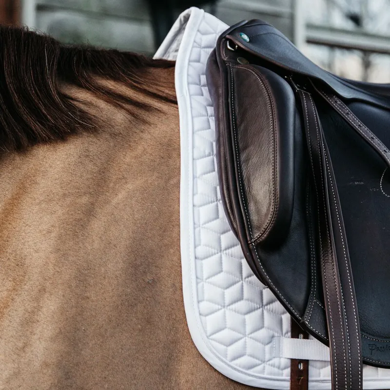 Kentucky Classic Dressage Saddle Pad - White-3