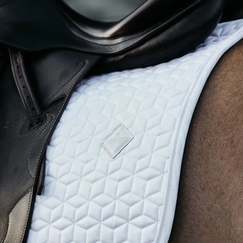 Kentucky Classic Dressage Saddle Pad - White-2