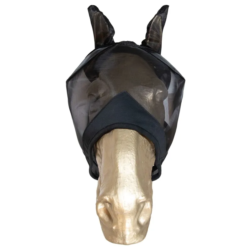 Kentucky Classic Fly Mask with Ears - Black-3