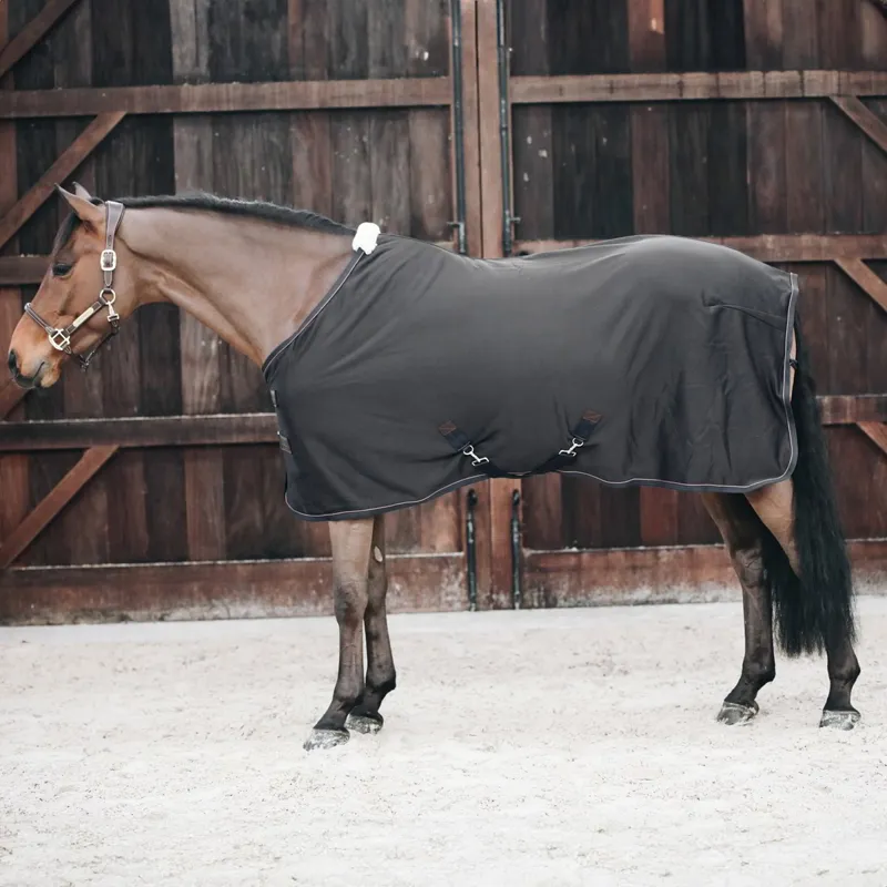 Kentucky Cooler Fleece Standard Neck Sheet - Black