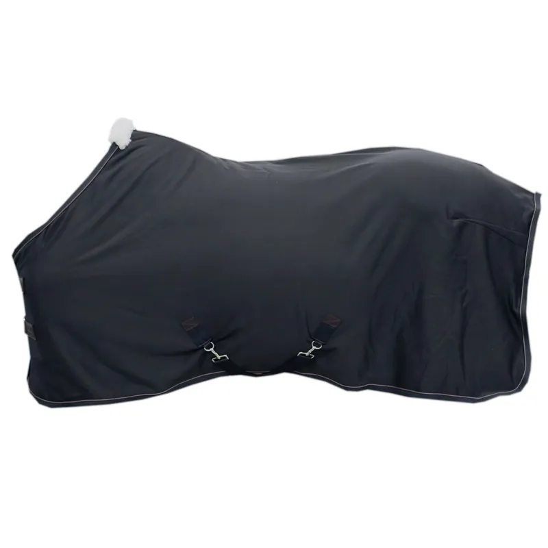 Kentucky Cooler Fleece Standard Neck Sheet - Black-3