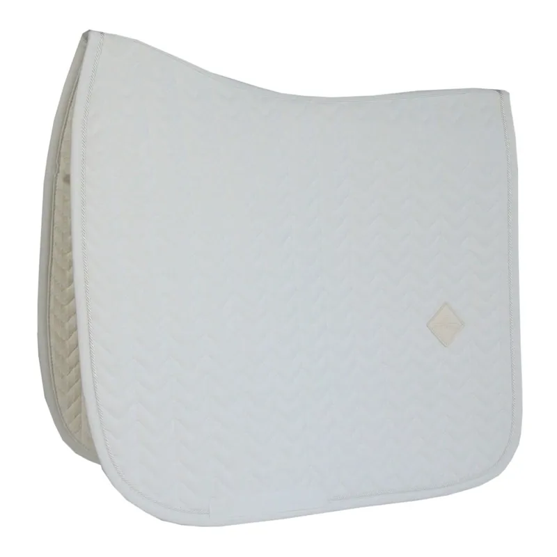 Kentucky Fishbone Dressage Saddle Pad - White