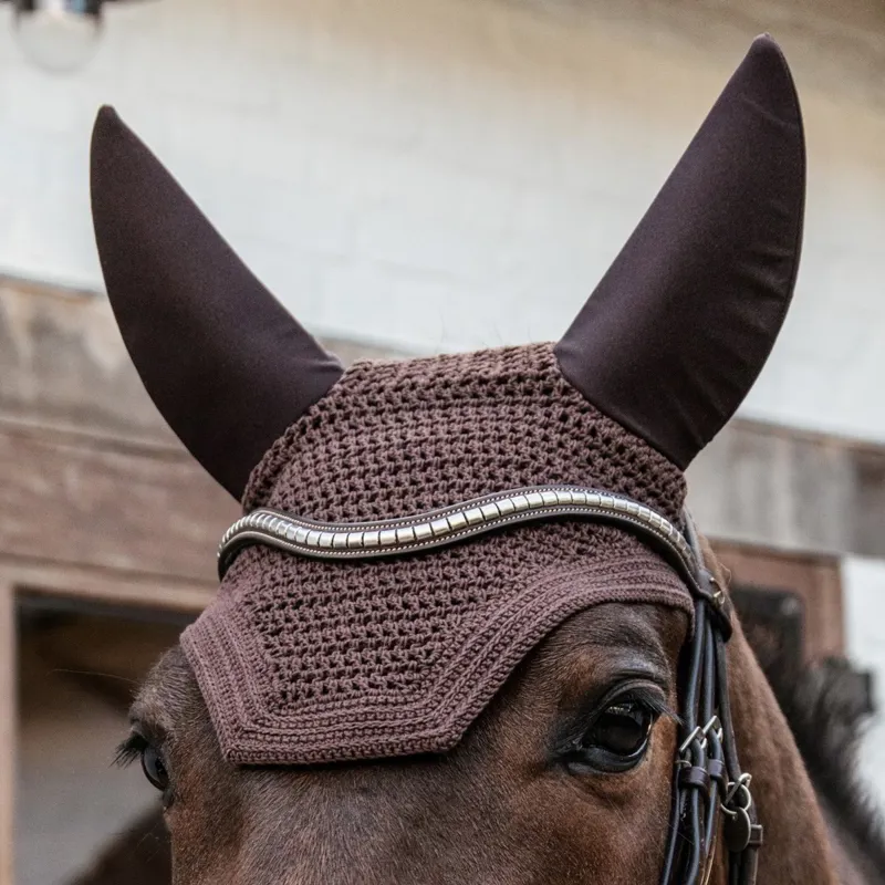 Kentucky Wellington Soundless Fly Bonnet - Brown-1
