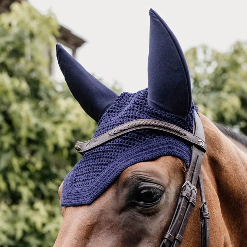 Kentucky Wellington Soundless Fly Bonnet - Dark Navy-1