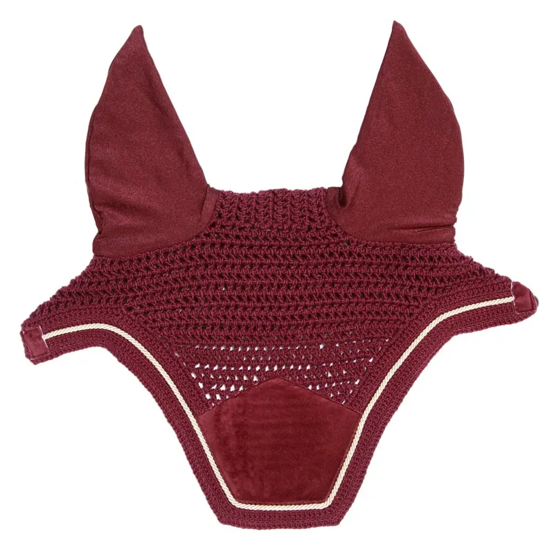 Kentucky Wellington Velvet Ear Bonnet - Bordeaux