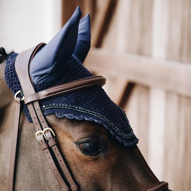 Kentucky Wellington Stone/Pearl Ear Bonnet - Navy-2