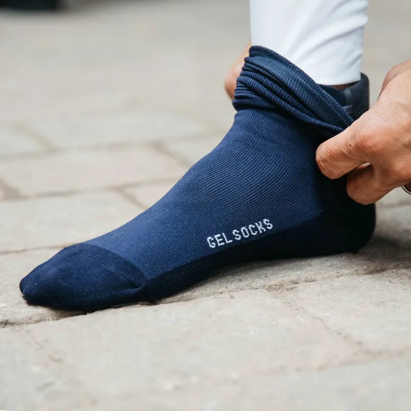 Kentucky Achilles Gel Unisex Tall Riding Socks - Navy-4