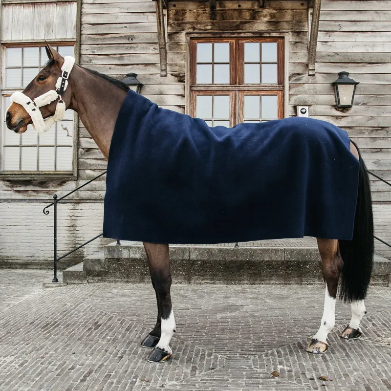 Kentucky Heavy Fleece Square Cooler - Navy