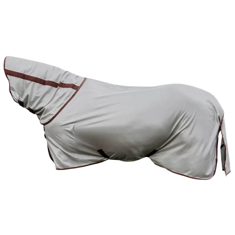 Kentucky Classic Mesh Detachable Neck Fly Sheet - Silver-12