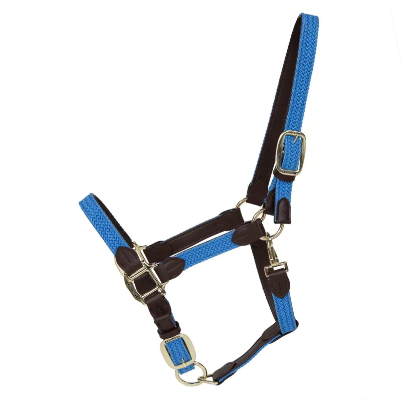 Kentucky Braided Nylon Halter - Light Blue-2