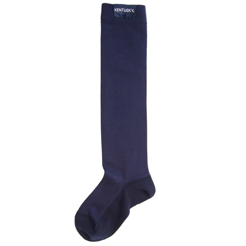 Kentucky Unisex Tall Riding Socks - Navy-2