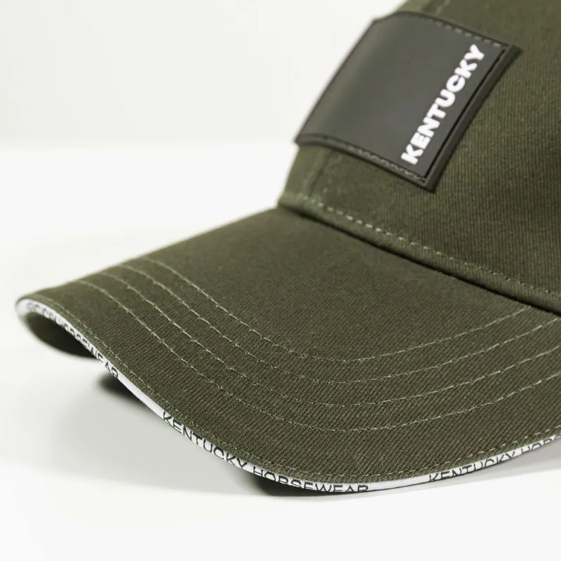 Kentucky Rubber Logo Baseball Cap - Dark Green-2