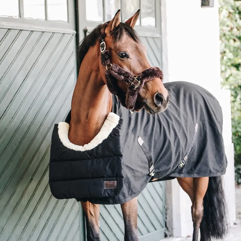 Kentucky Winter Blanket Bib - Black-2