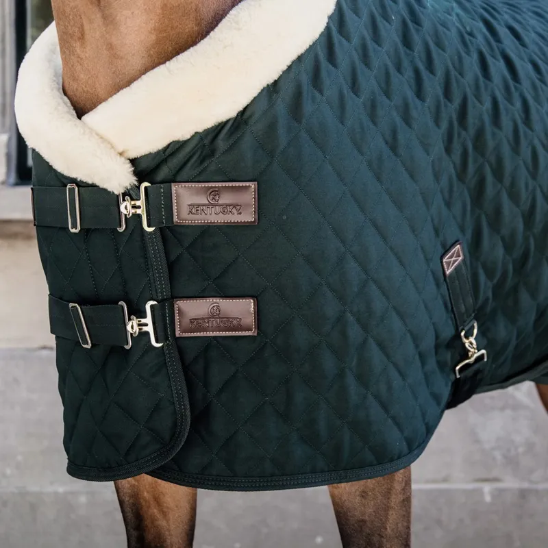Kentucky 160g Stable Blanket - Pine Green-1