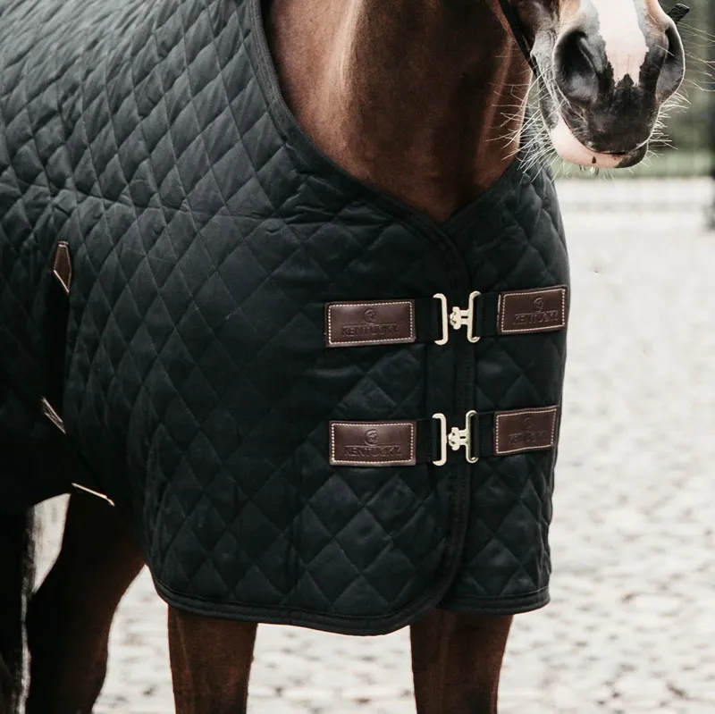Kentucky 400g Standard Neck Stable Blanket - Black-1