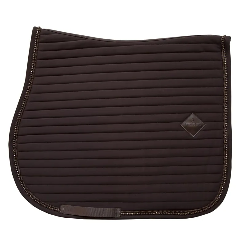 Kentucky Pearls Jumping Saddle Pad - Brown