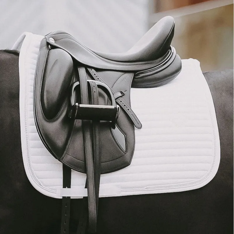 Kentucky Pearls Dressage Saddle Pad - White-1