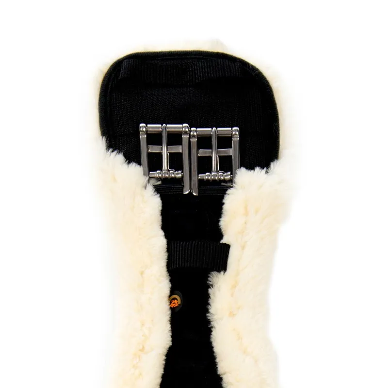 Kentucky Faux Sheepskin Dressage Girth - Black-1