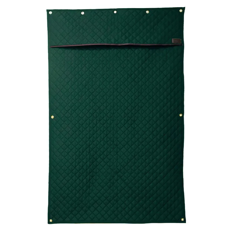 Kentucky Stable Drape Curtain - Dark Green-1