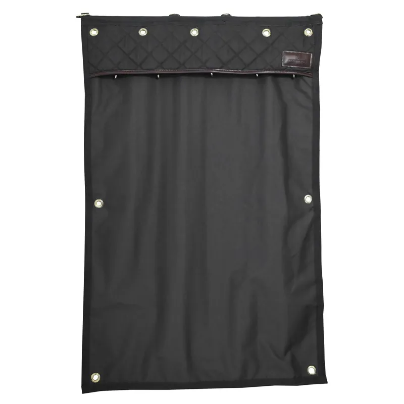 Kentucky Waterproof Stall Curtain-Black-1