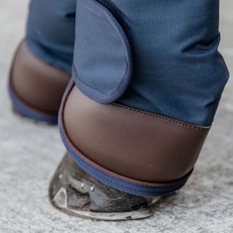 Kentucky Faux Fur Lined Shipping Boots - Navy-3