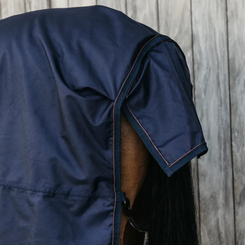 Kentucky All Weather Waterproof Pro 160g Turnout Blanket - Navy-1