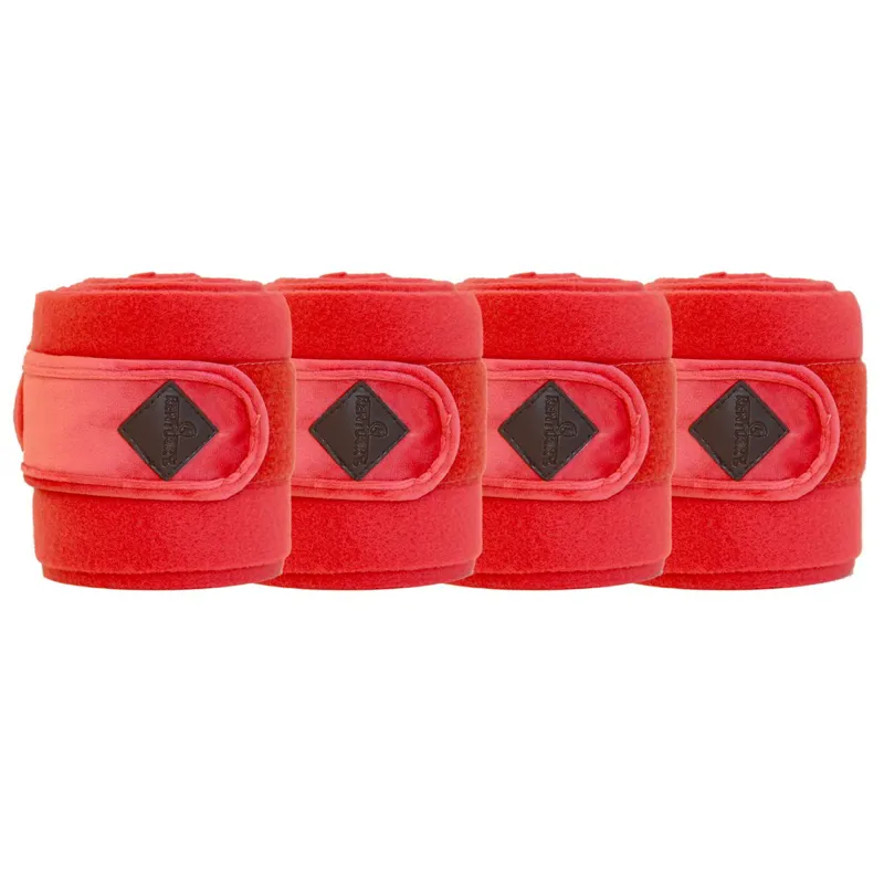 Kentucky Velvet Polar Fleece Polo Wraps - Red-3