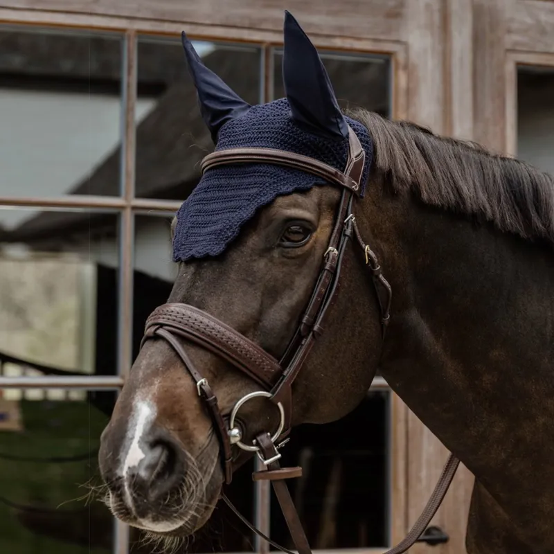 Kentucky Wellington Wave Fly Bonnet - Dark Navy-1