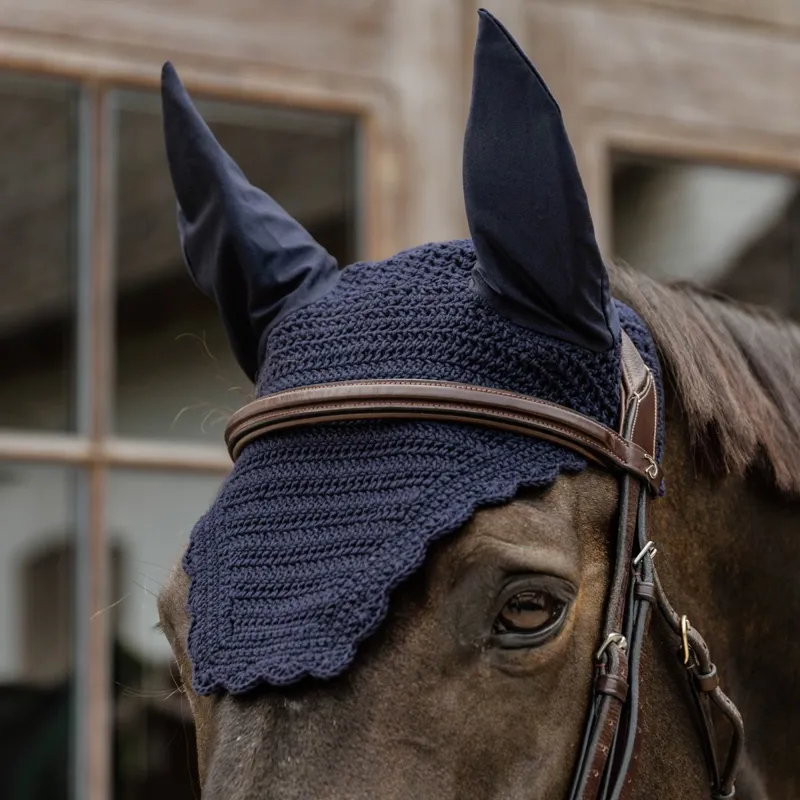 Kentucky Wellington Wave Soundless Fly Veil - Dark Navy-2