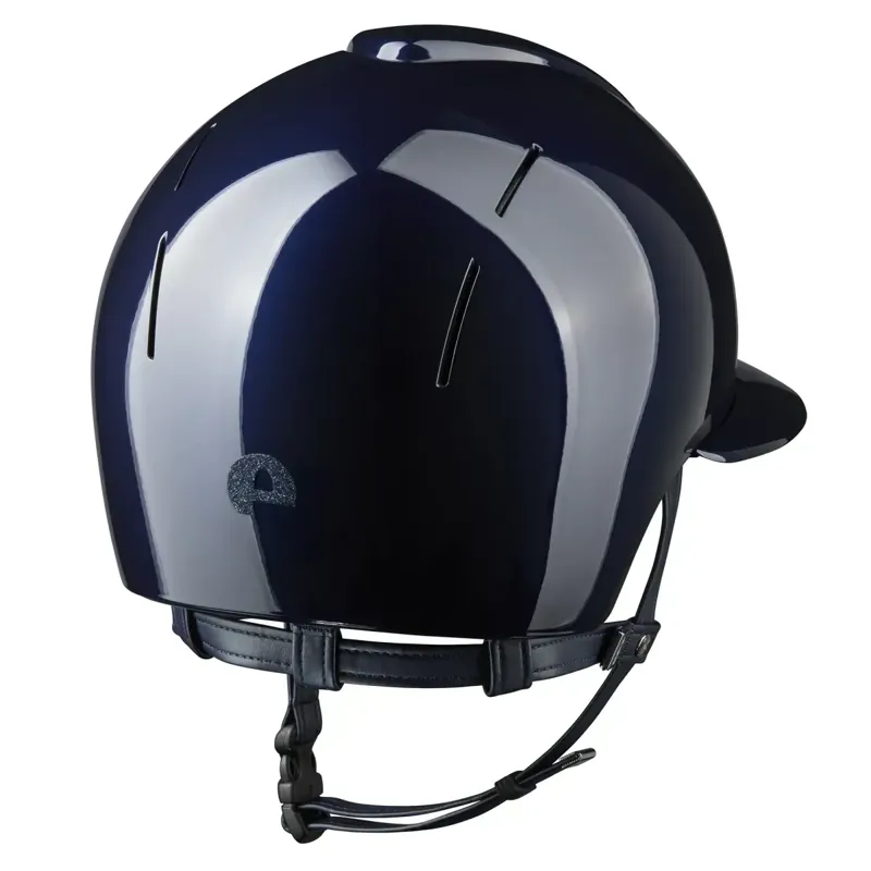 KEP Smart Nova Polo Metal Polish/Star Riding Helmet - Blue-1
