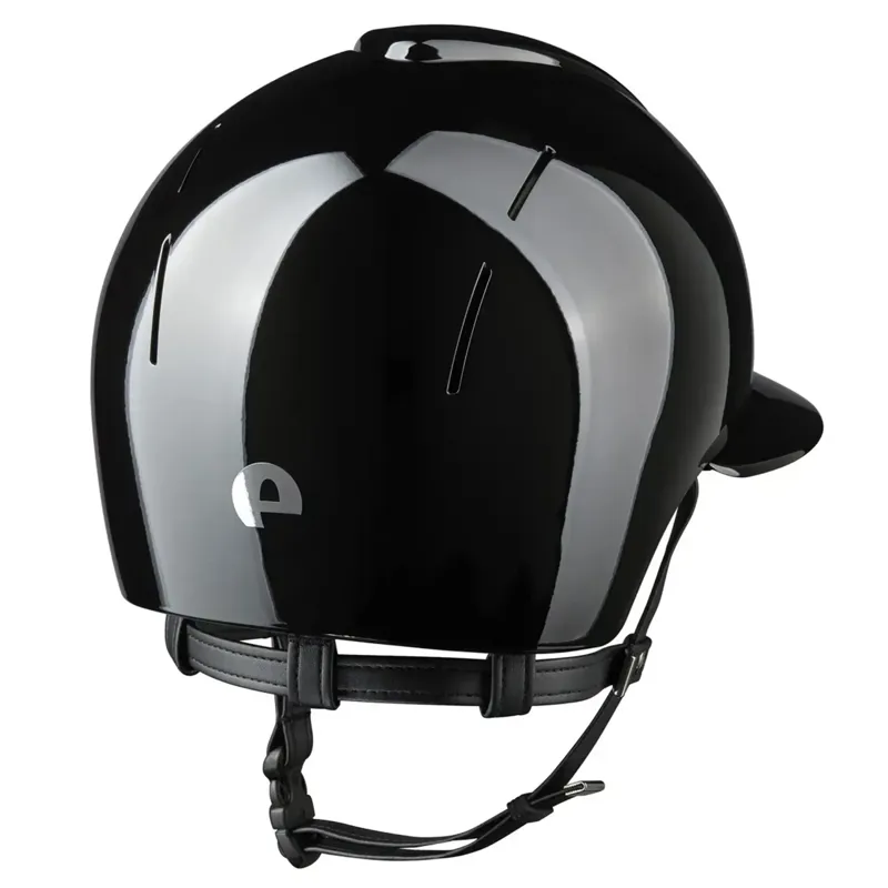 KEP Smart Nova Polo Metal Polish Riding Helmet - Black-1