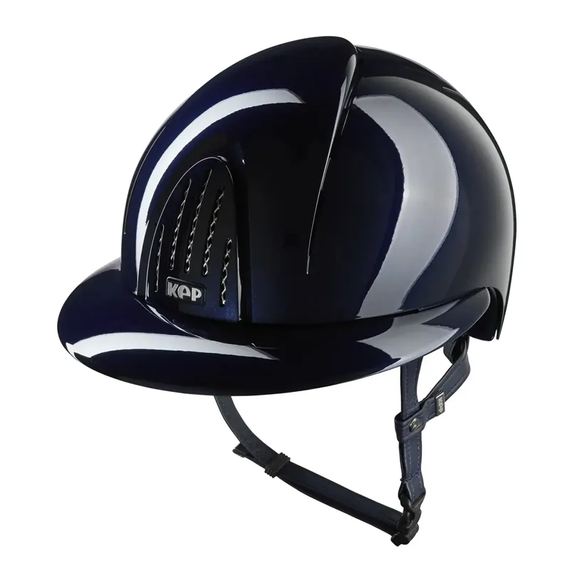 KEP Smart Nova Polo Metal Polish Helmet - Blue