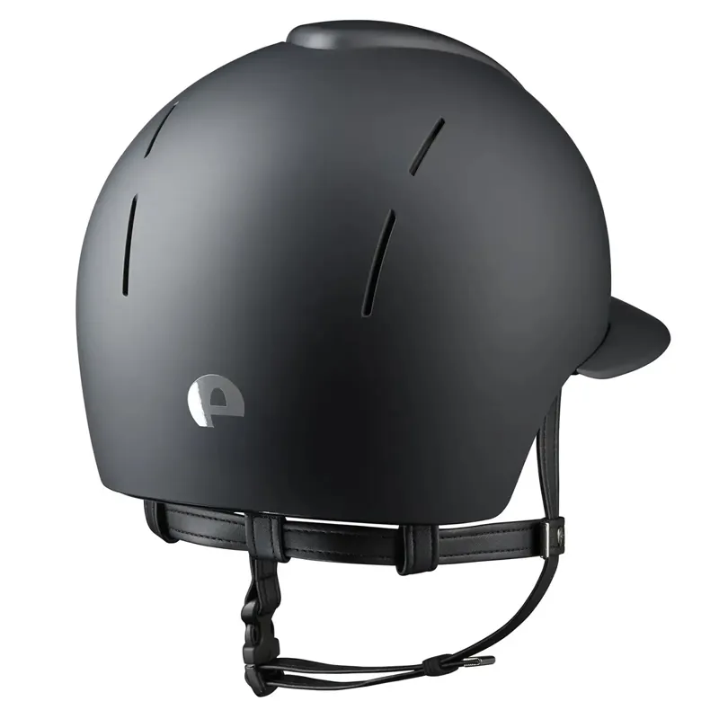 KEP Smart Nova Polo Textile Riding Helmet - Black-1