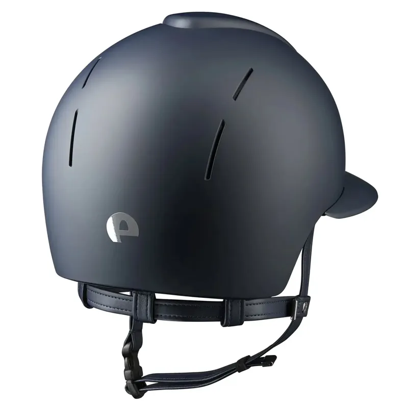 KEP Smart Nova Polo Textile Riding Helmet - Blue-1